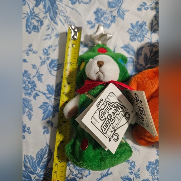 Nwt Ganz Wee Bear Village Pumpkinhead & Christmas teddy bears - Picture 5 of 5